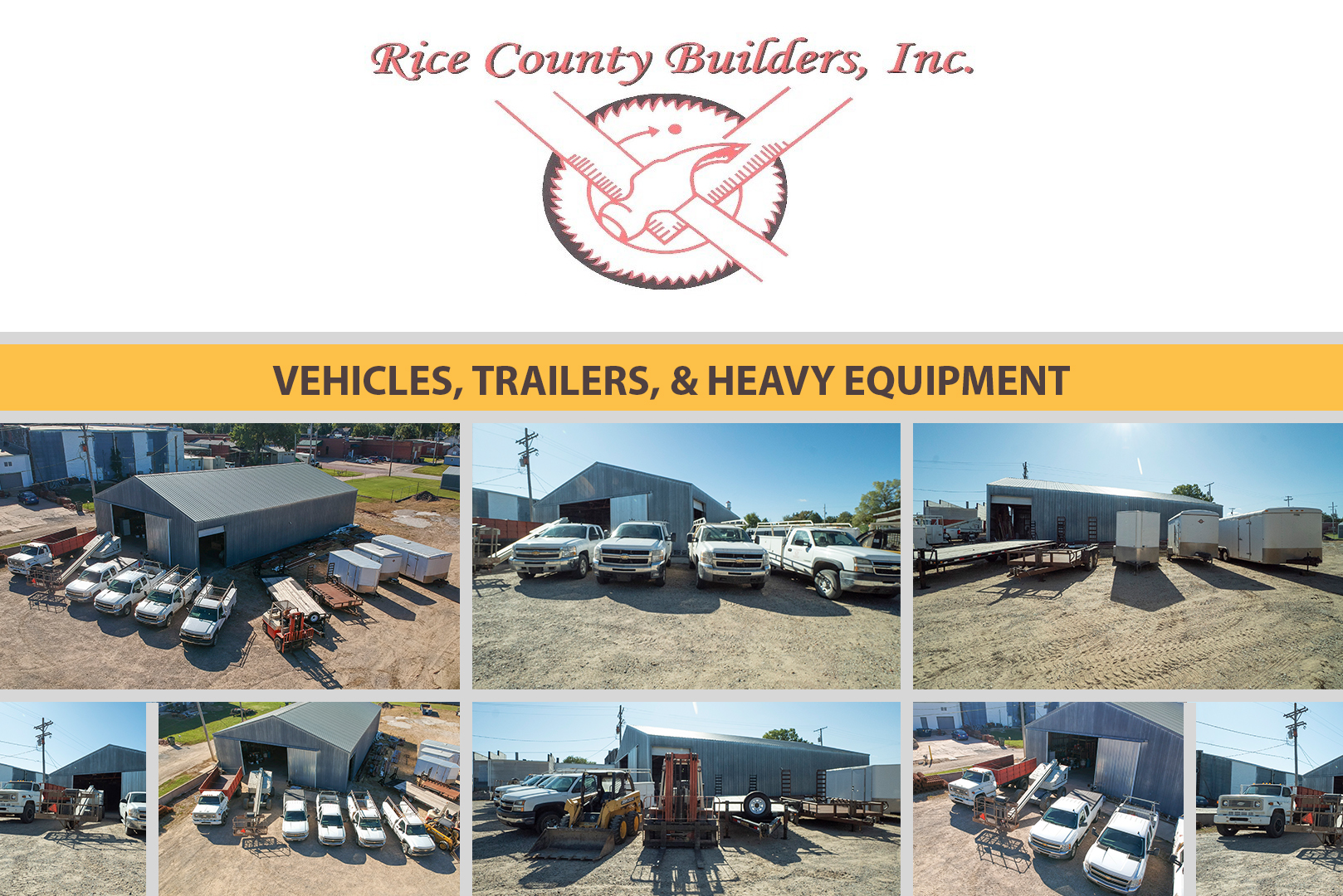 Rice County Builders 3 Vehicles, Trailers And Heavy Equipment, 202